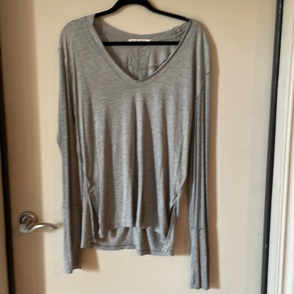 Free People V-Neck Long Sleeve T-shirt